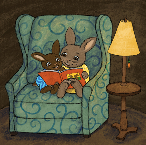 Bunnies Reading